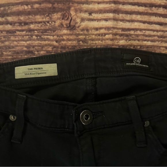 Women’s AG Adriano Goldschmied Black Jeans Size 30R The Prima - Picture 2 of 7